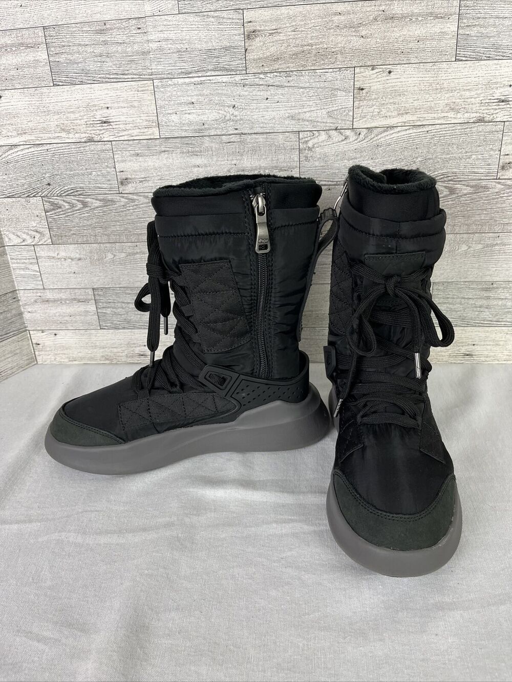 Pajar Canada Snow Boots Waterproof Temperature Rating Black Leather Size 6.5 NEW